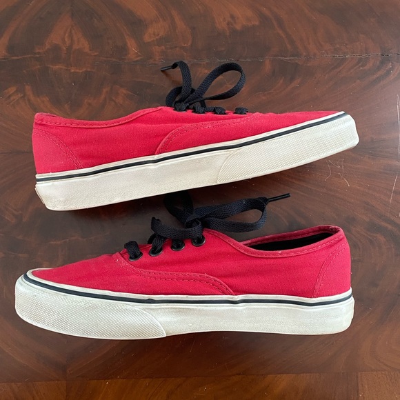 Vans Red Lace Up Shoes M 4.5 / W 6.0 - Picture 10 of 15